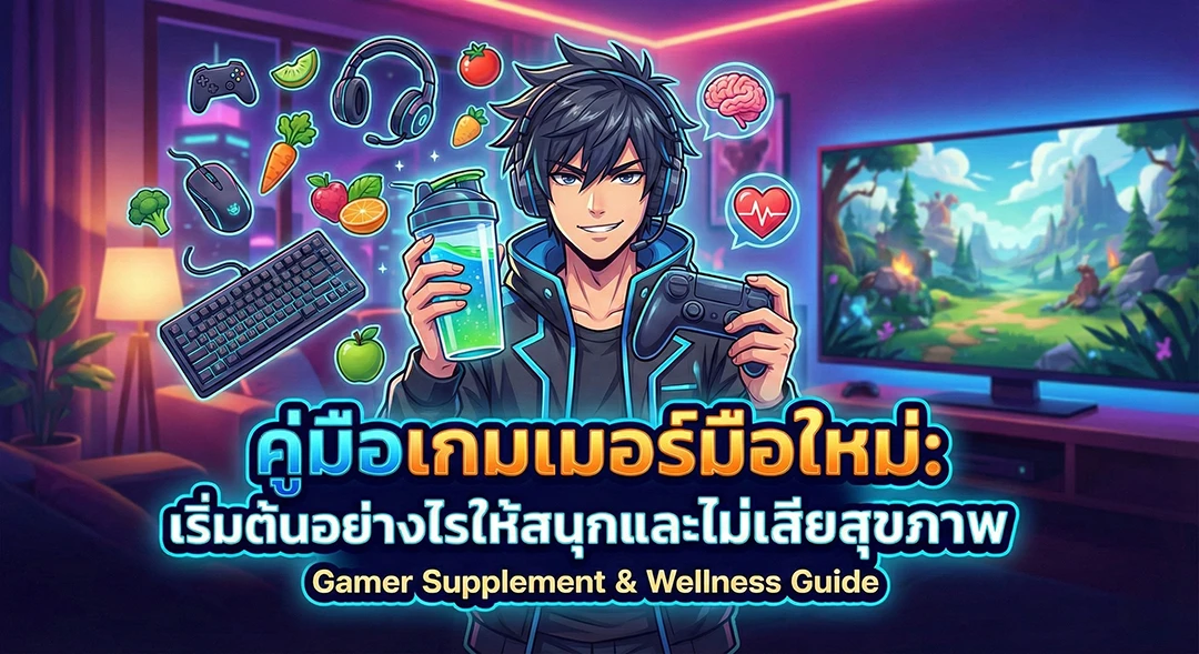 คู่มือเกมเมอร์มือใหม่: เริ่มต้นอย่างไรให้สนุกและไม่เสียสุขภาพ